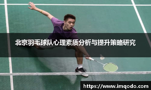 北京羽毛球队心理素质分析与提升策略研究